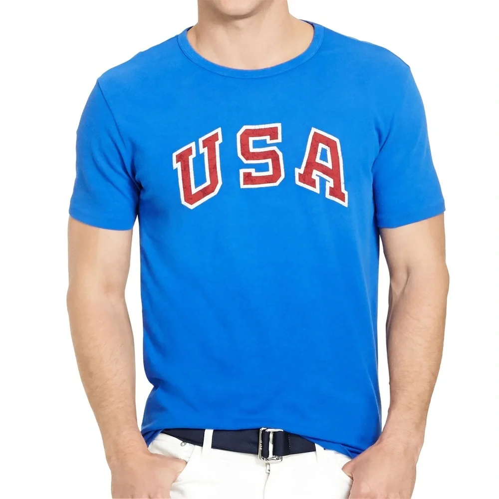 Polo Ralph Lauren Team USA 2016 Olympics T-Shirt Royal Mens Size XL